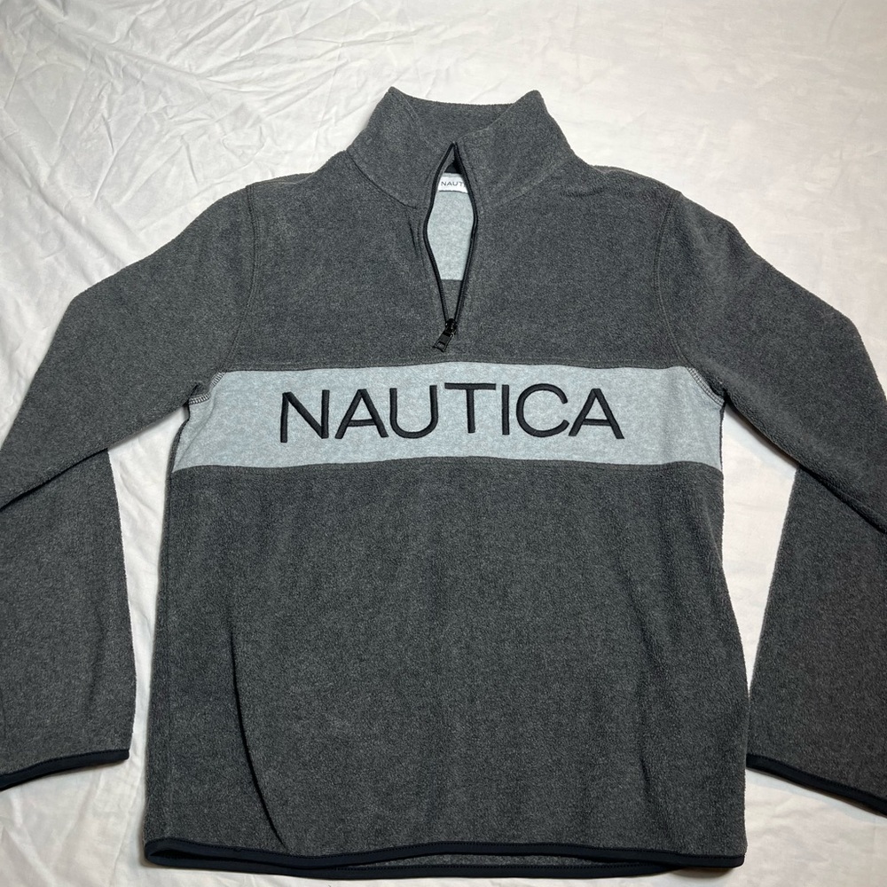 Nautica Gray Half-Zip Pullover